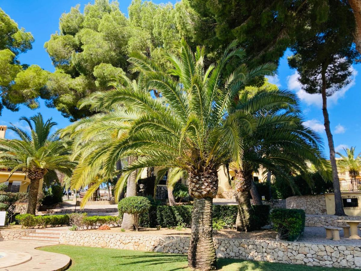 Apartamento Con Terraza En Complejo Con 2 Piscinas Moraira Exterior foto